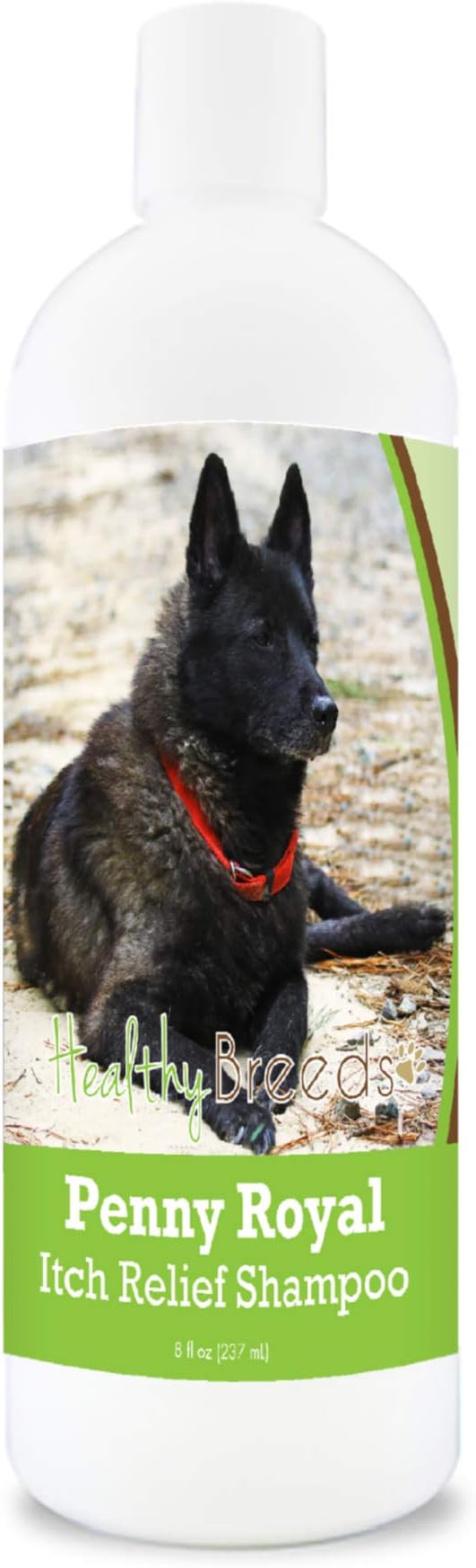 Healthy Breeds Norwegian Elkhound Penny Royal Itch Relief Shampoo - Stop The Scratching & Relieve The Itch with Essential Oils of Eucalyptus & Cedarwood - Mint Scent - 8 oz