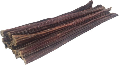 Beef Dog Treats Esophagus chew Sticks 100% Natural Healthy Chews for Dogs - Meat Jerky Snack from Grass Fed Cattle (Beef Sticks 12" - 15 Count)