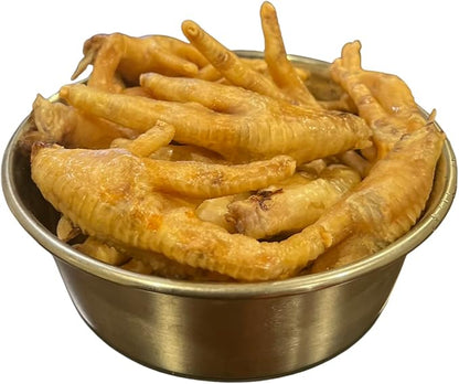 4 Leg Delights Dehydrated Chicken feet for Dogs & Pets (20 Pack) Declawed No Nails USA made. 100% All-natural single ingredient.