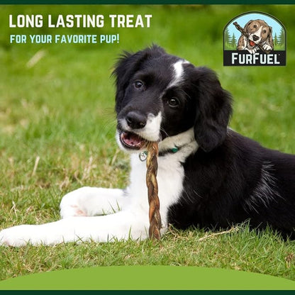Braided Bully Sticks Variety Pack for Dogs - Suitable for Small, Medium, and Large Breeds – 3 Pack of 12-Inch Dog Bully Sticks - Low Odor, All-Natural Chew (12 Inch, 3 Count)