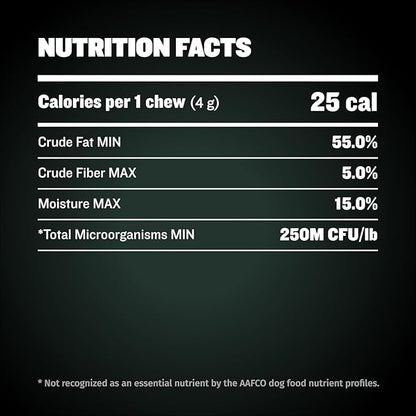 Bully Max Dog Weight Gainer Chews - High Calorie Health Supplement for Healthy Weight Gain, Immunity & Digestive Health for All Breeds & Ages - 2 Packs, 75 Soft & Tasty Chews per Pack