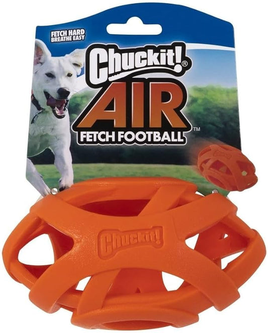 Chuckit Air Fetch Football Dog Toy, Orange