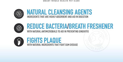 All Natural Dog Toothpaste, Organic Canine Toothpaste for Dogs, Veterinarian Formulated, Removes Tartar & Improves Gum Health, Safe, Made in USA - 5oz Spear Mint