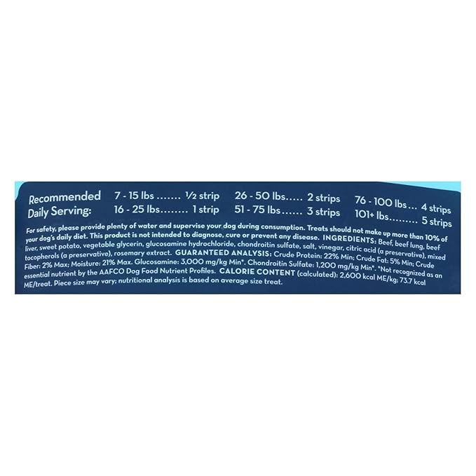 Bixbi - Jerky Hip & Joint Beef - Case of 6-5 OZ