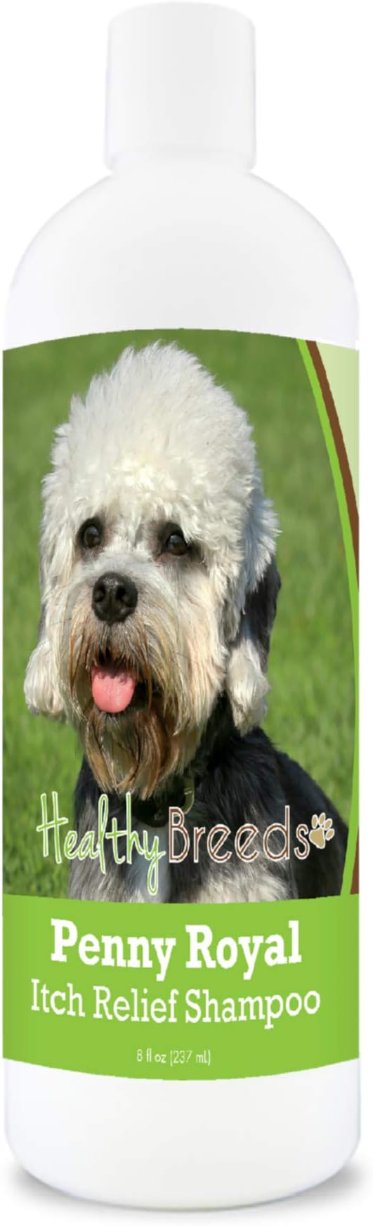 Healthy Breeds Dandie Dinmont Terrier Penny Royal Itch Relief Shampoo - Stop The Scratching & Relieve The Itch with Essential Oils of Eucalyptus & Cedarwood - Mint Scent - 8 oz