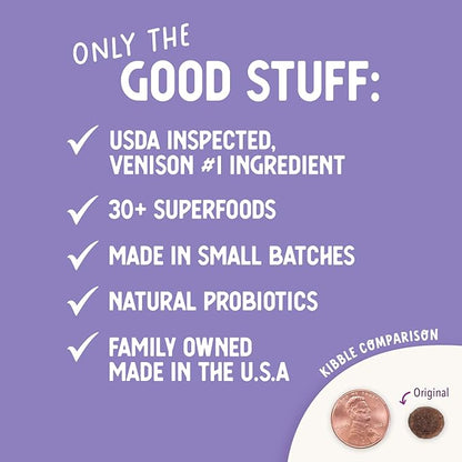 Health Extension Dry Dog Food, Natural Food with added Vitamins & Minerals, Suitable for All Puppies, Include Venison & Sweet Potato Recipe with Whole Vegetable & Berries (10 Pound)