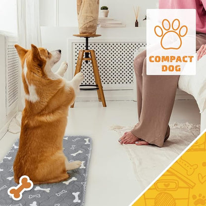 2pack Washable Pee Pads for Dogs, 41×36 Inch Reusable Dog Pads, Non Slip Puppy Pads with Urine Absorption, Reusable Puppy Pads for Whelping, Potty, Training, Playpen