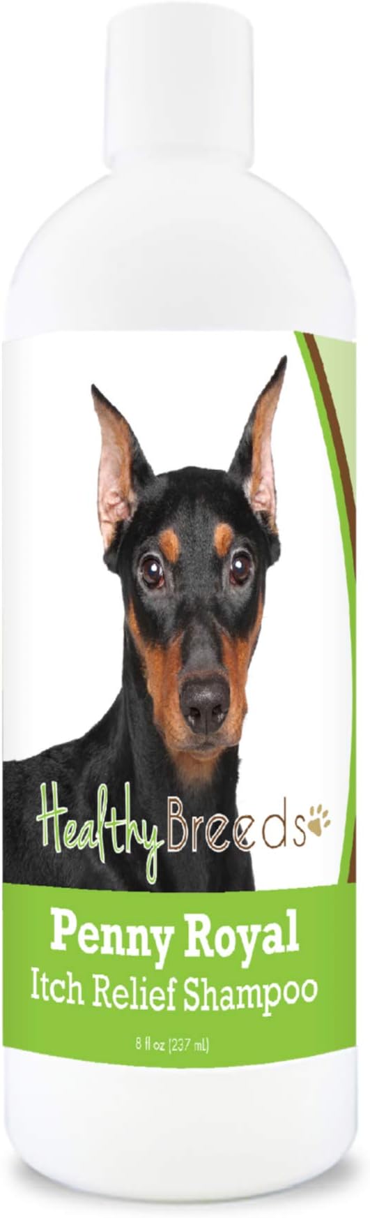 Healthy Breeds German Pinscher Penny Royal Itch Relief Shampoo - Stop The Scratching & Relieve The Itch with Essential Oils of Eucalyptus & Cedarwood - Mint Scent - 8 oz