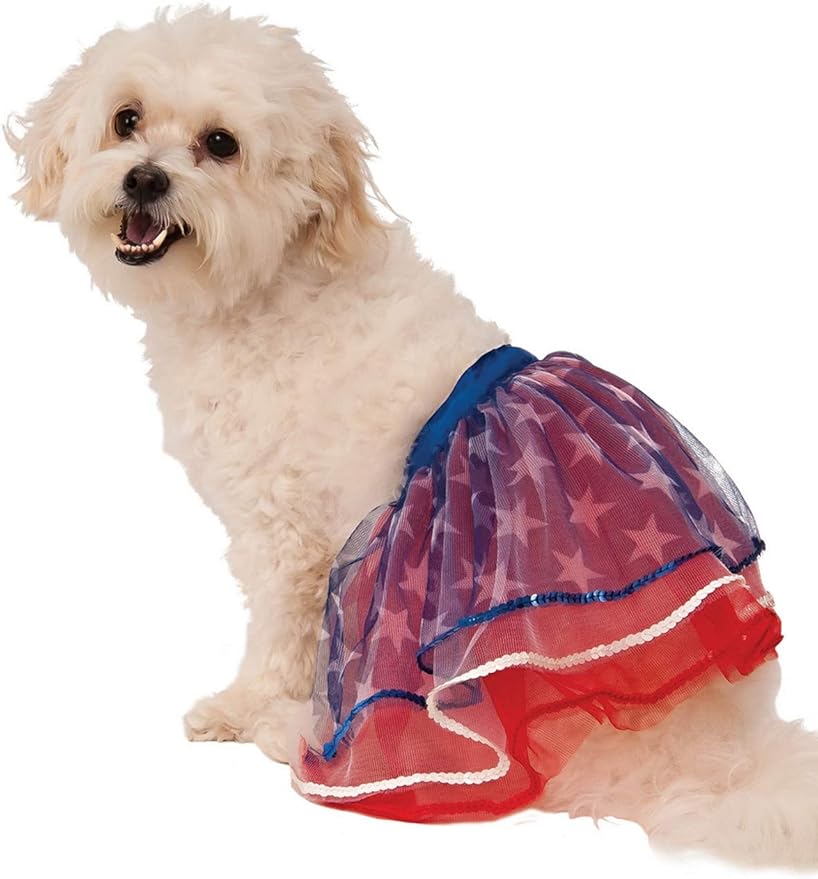 Rubie's Costume Co Patriotic Pet Tutu, Small-Medium