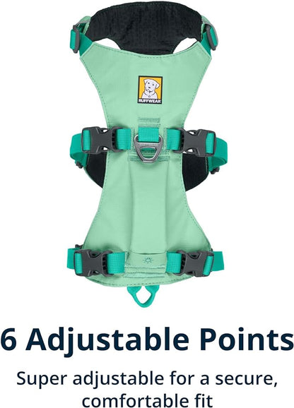 Ruffwear, Flagline Dog Harness, Lightweight and Reflective, No Pull Dog Lift Harness for Hiking, Running and Everyday Use, Sage Green, Small