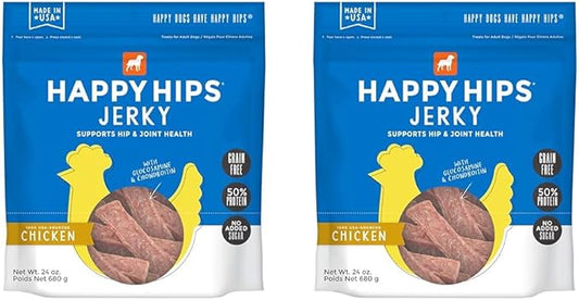 Chicken Jerky, Grain Free Dog Treats with Glucosamine & Chondroitin, Made in USA, 24 oz, 29253, 1.5 Pound (Pack of 2)