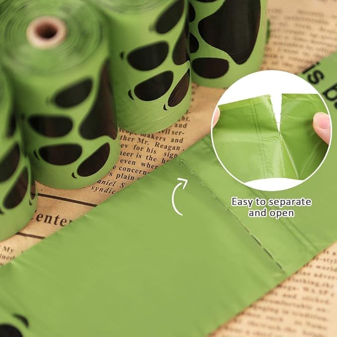 Dog Poop Bags Rolls 540 Count, Poop Bags for Dogs, Dog Bags for Poop Unscented Refill Rolls, 9" X 13" Thick Dog Poop Bag, Doggie Poop Bags, Dog Waste Bags BY PobbY
