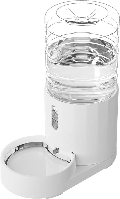 CZPET 4L Pet Water Dispenser Unplugged Automatic Water Bowl Dispenser Gravity Water Dispenser for Cats Water Self Feeder Dog Fountain Dogs Bowl Bottles for Kitten Puppy