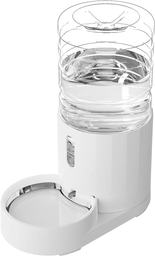 CZPET 4L Pet Water Dispenser Unplugged Automatic Water Bowl Dispenser Gravity Water Dispenser for Cats Water Self Feeder Dog Fountain Dogs Bowl Bottles for Kitten Puppy