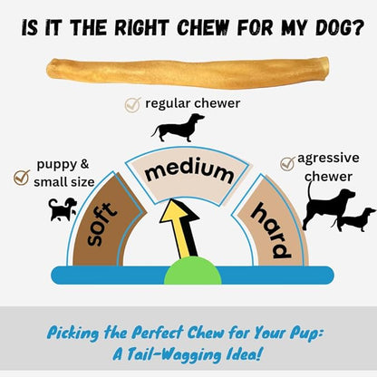 Amazing Dog Treats - Large Collagen Stick - (6 Inch - 8 Count) - Collagen Beef Cheek Rolls for Dogs - 100% Pure Collagen Sticks for Dogs - No Hide Bones for Dogs