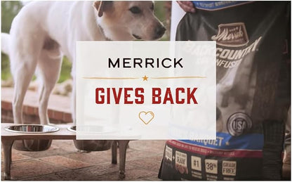 Merrick Limited Ingredient Diet Premium With Healthy Grains Natural Canned Wet Dog Food Chicken And Brown Rice - (Pack of 12) 12.7 oz. Cans