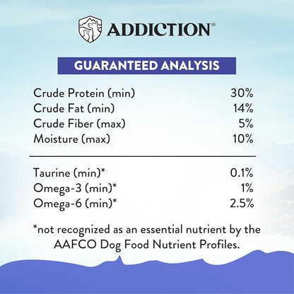 Addiction Duck Royale Entrée All Life Stages Small Breed Grain-Free Premium Duck Dry Dog Food Crafted in New Zealand - 3.3 lb