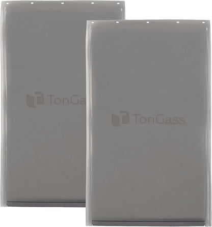 TonGass (2-Pack) Dog Door Flap Replacement Extra Large Compatible with PetSafe Freedom Dog and Cat Doors PAC11-11040 - Measures 13 6/8" x 24" with Magnetic Closure