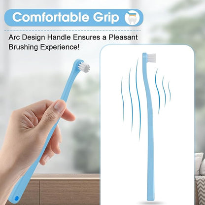 Dog Tooth Brushing Kit Achieve Optimal Dog Dental Care with The Premium Dog Toothbrush Set - Healthy Teeth, Fresh Breath, and Easy Cleaning-blue-5pcs