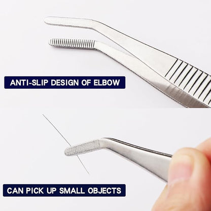 Tick Removal Tool,Tick Remover for Dogs,Pet First aid kit Ttwister Tweezers,Tick Key,Dog Hiking Camping Gear,Cat flea and tick Treatment (1 Set), Metal ash