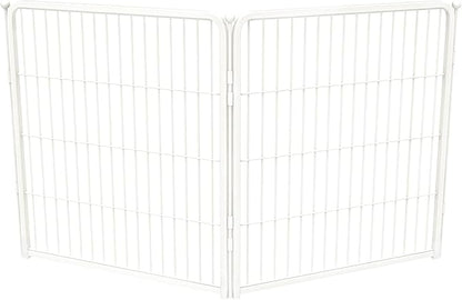 FXW Homeplus Dog Playpen Designed for Indoor Use, 32" Height for Medium Dogs, White│Patented