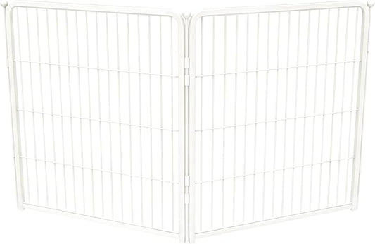 FXW Homeplus Dog Playpen Designed for Indoor Use, 32" Height for Medium Dogs, White│Patented