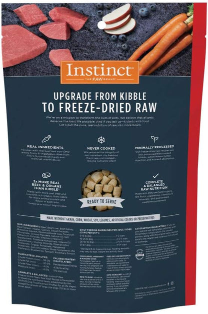 Instinct Freeze Dried Raw Meals Grain Free Recipe Dog Food 9.5 Ounce (Pack of 1)