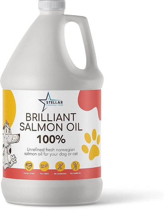 Pure Wild Alaskan Salmon Oil for Dogs & Cats-Stellar Chemical Corp