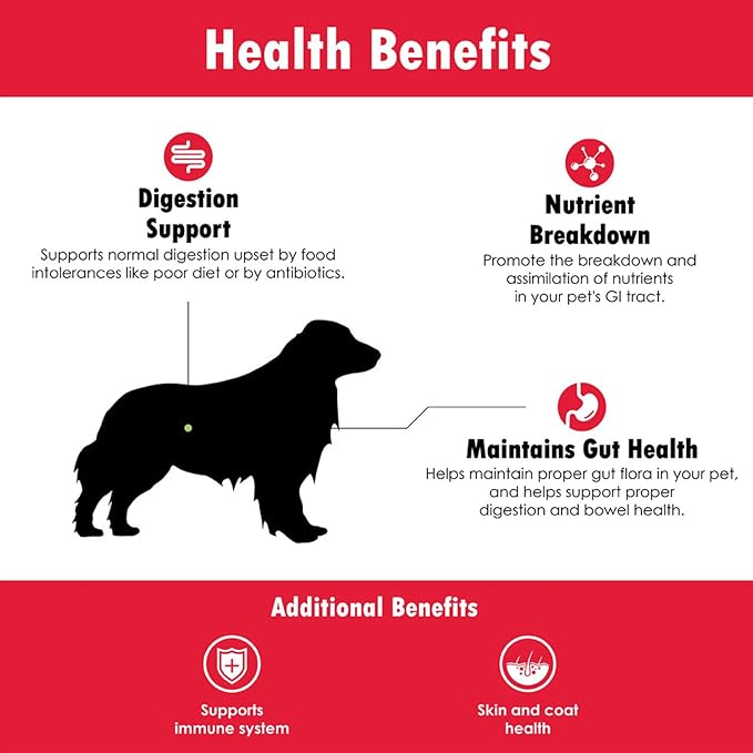 Proflora Probiotic Soft Chews for Dogs - Veterinary-Strength Daily Probiotic - Digestion Health - Boost Immune System - Skin and Coat Health - 180 Soft Chews