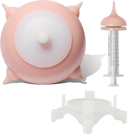 Doggiema Puppy Feeder Puppy Milk Feeder Puppy Nursing Station Puppy feeders for Multiple Puppies Puppy Milk replacer Doggie Bubble Dongdong pet S size bowl (Kitten/Toy Puppy)