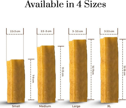 Dogsee Himalayan Yak Cheese Dog Chews (Small - 3 Chews) | No Preservatives | Rich in Protein & Calcium | Premium Dog Dental Chews
