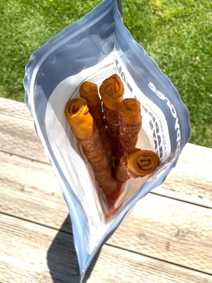 Made in USA Premium Dog Treats - New Single Ingredient - Organic Duck & Chicken Jerky, Sweet Potato for Large - Small Dogs - NO Additives NO Fillers NO GMO