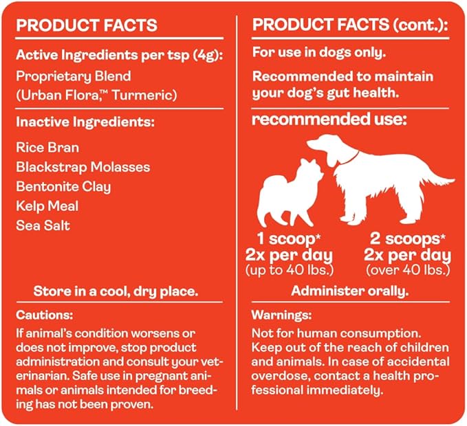 All-Natural 3-in-1 Dog Probiotic, Prebiotic, and Postbiotic Supplement Powder - Probiotics for Dogs with 135 billion CFUs, Anti Diarrhea, Digestive Enzymes & Antioxidants (90g)