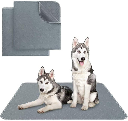 KOOLTAIL Washable Pee Pads for Dogs - Waterproof Dog Mat Non-Slip Puppy Potty Training Pads, Reusable Whelping Pads for Dog Crate PlayPen