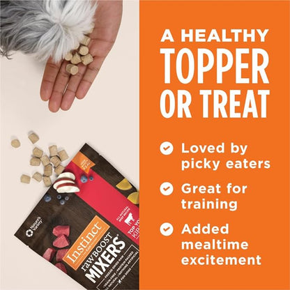 Instinct Raw Boost Mixers Freeze Dried Raw Dog Food Topper, Grain Free 14 Ounce (Pack of 1)