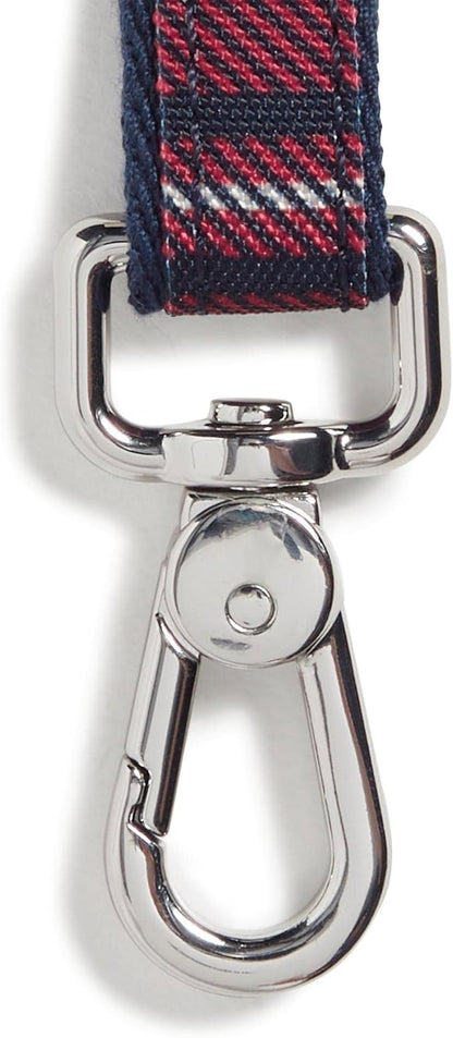 Vera Bradley Women's Recycled Lighten Up Water-repellent Pet Leash, Tartan Plaid, Small