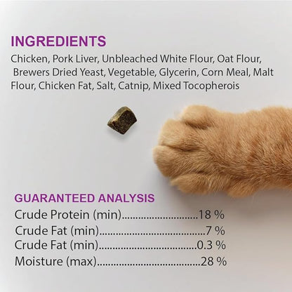 Lil' Bitz training Treats for Cats (3 Pack, All Cat Sizes - Salmon & Liver)
