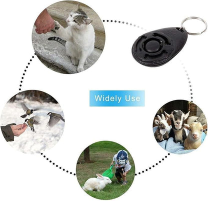 Black Clicker Easy to Use with Button Dog Training Accessories Training and Behavior Aids