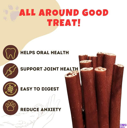Amazing Dog Treats 12 Inch Collagen Stick - (20 Count) - Collagen Bully Sticks for Dogs - 95% Natural Collagen Sticks for Dogs - No Hide Bones for Dogs
