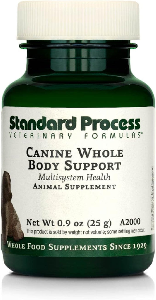 Standard Process - Canine Whole Body Support - Daily Supplement for Dogs - 25 Grams