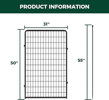 FXW Rollick Dog Playpen for Yard, RV Camping│Patented, 50 inch 2 Panels