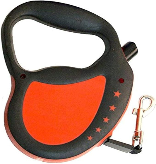 Hyper Pet Retractable Dog Leash, 13 ft. Walking Leash for Dogs up to 25 lbs., Small, Red