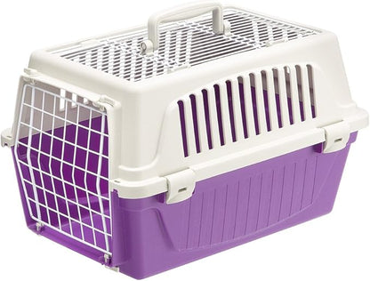 Ferplast Atlas Pet Carrier | Small Pet Carrier for Dogs & Cats w/Top & Front Door Access