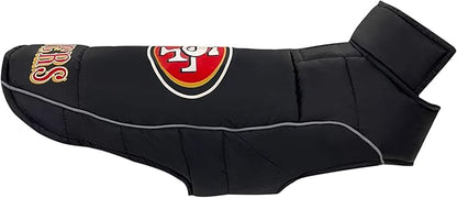 Pets First Pets NFL Licensed Dog & Cat Vest Pet Puffer Down Coat Jacket, Team Color, Medium US