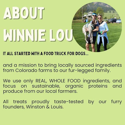Winnie Lou Organic Dog Treats, Bison Liver Tidbits Jerky Human Grade Dog Treats for All Sized Breeds, All Natural Dog Treats with No-Added Sugar, Glycerin & Preservatives, Made in USA, 2.5 Oz (71g)