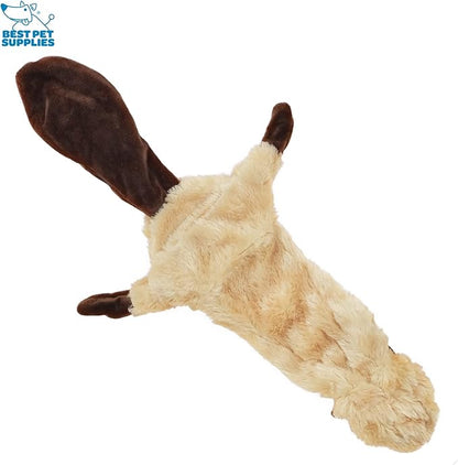 Best Pet Supplies Stuffing Free Squeaky Dog Toys for Small Dogs, Medium Dogs, and Large Dogs, Durable, Best Dog Chew Toy for Teething Puppy, Indoor Play, Holds Plastic Bottle - Squirrel, Medium