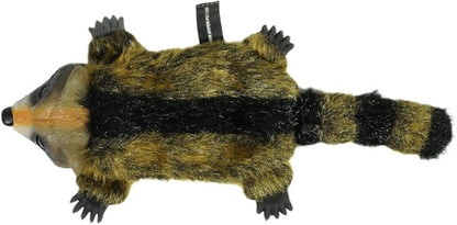 Hyper Pet Real Skinz Raccoon Plush Dog Toy