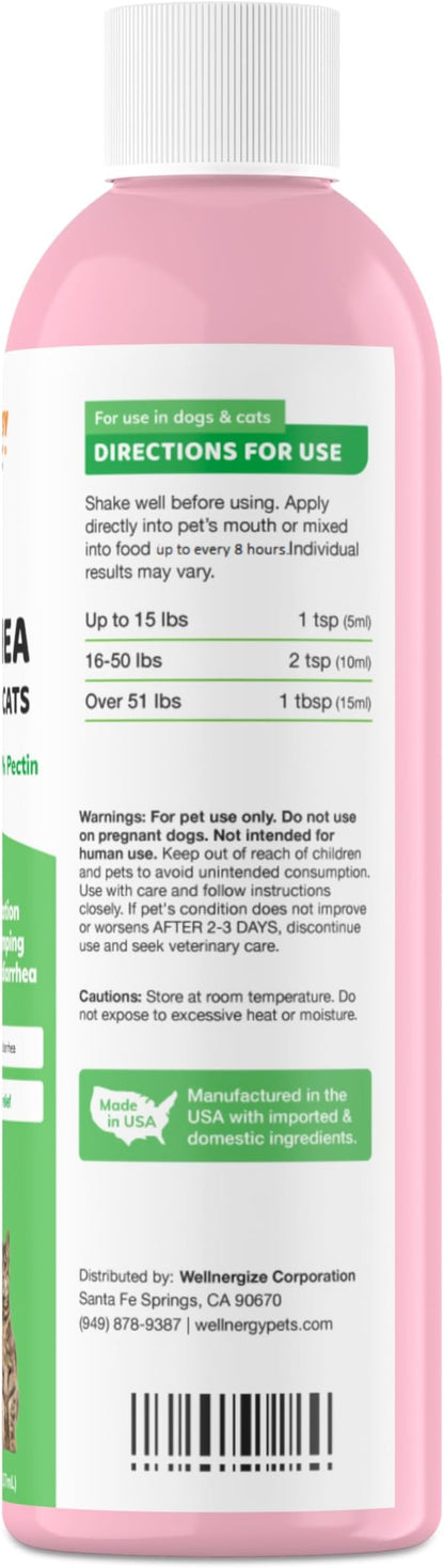 Anti-Diarrhea for Dogs & Cats (8 oz Liquid)(Syringe included)