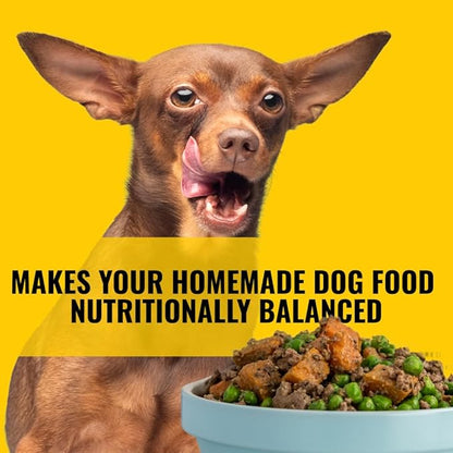 Homemade Dog Food Supplement Dog Vitamins Made in USA Add to Holistic Whole Food Diets Raw BARF All Breeds Puppy Adult 16oz Powder