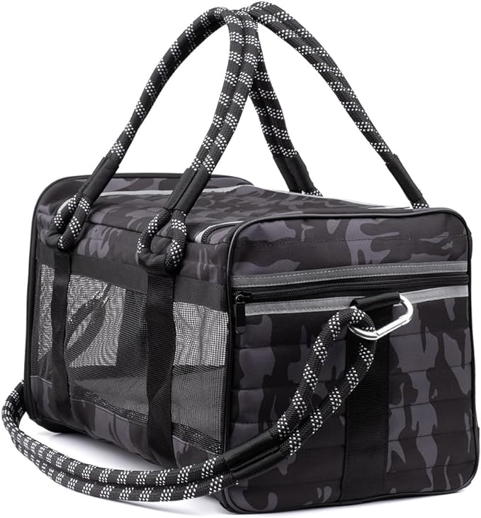 ROVERLUND Airline-Compliant Pet Carrier | includes Leash | Suitable for Pets up to 20lbs